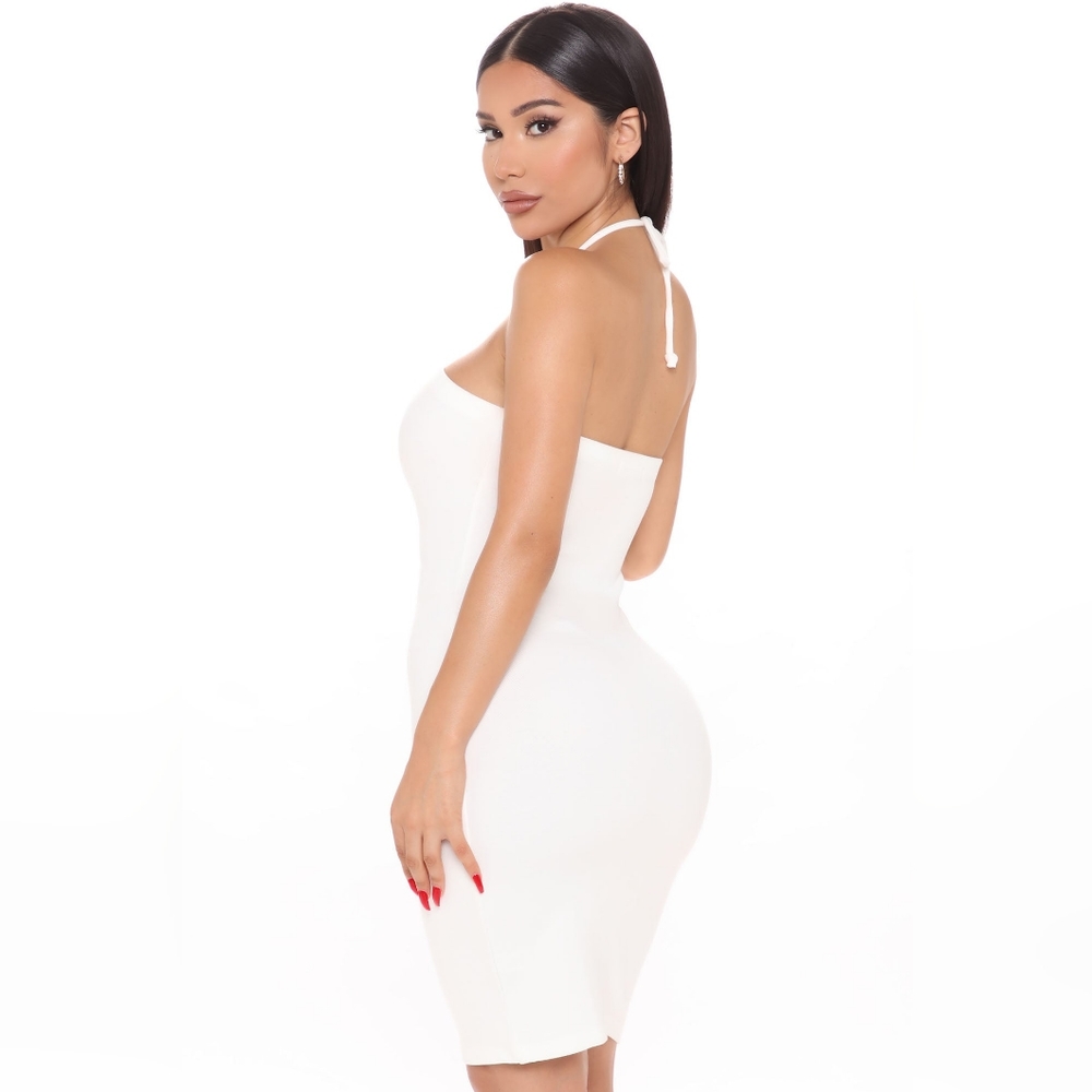 Fashionable dress white Mini